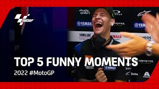 Cant stop laughing 😂  Top 5 MotoGP Funny Moments 2022 [upl. by Norrej]