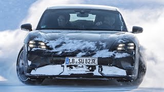 NEW Porsche Taycan FACELIFT 2025  Final Intensive Testing [upl. by Asreht955]