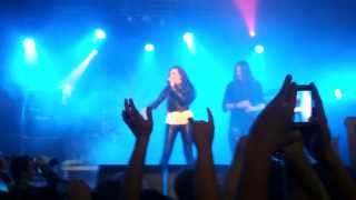 Amaranthe  Invincible  Live in Moscow Volta club 071213 [upl. by Gnanmos730]