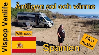 S3E19  VispopVanlife  Äntligen sol och värme för husbilen och mig i Spanien With subs [upl. by Ellennod]