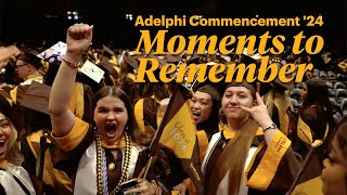 Adelphi Commencement 2024 Highlights and Memorable Moments [upl. by Afihtan733]