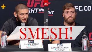 Khamzat Chimaev vs Gerald Meerschaert Press Conference HIGHLIGHTS [upl. by Katharyn]