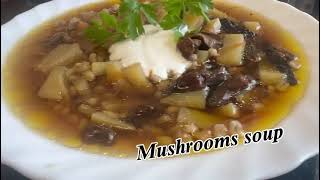 Porcini mushroom soup A natural product A simple and quick recipe [upl. by Ecyla]