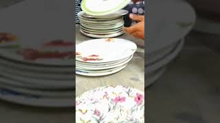 crockery market in lahore crockery crockerywholesalemarket wholesale dinnerset lahore shorts [upl. by Nylatsyrc]