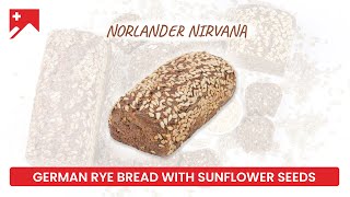 How to Make Perfect Norlander Dark Rye Bread with Sunflower Seeds  SwissBake® [upl. by Mary]