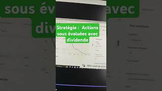 Stratégie dividende et action sous évaluées dividende trading finance investiment [upl. by Nelo]