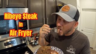 Cooking Ribeye Steak In Air Fryer [upl. by Louise]