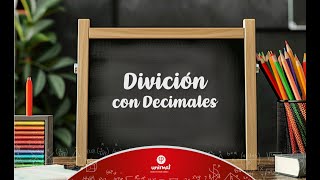 División con decimales [upl. by Ferde]