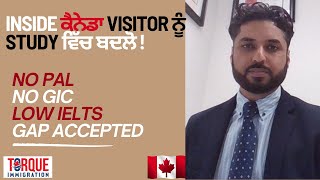 Changing VISITOR VISA to STUDY PERMIT while staying in Canada [upl. by Intyre]