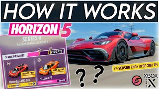 Forza Horizon 5 Festival Playlist EXPLAINED How to get Points FH5 Festival Playlist Guide [upl. by Remus]