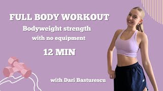 The Ultimate Full Body Weight Workout NO EQUIPMENT  Dari Basturescu [upl. by Ardnazil]