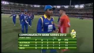 Commonwealth Bank Series Match 8 India vs Sri Lanka  Highlights [upl. by Shiller]