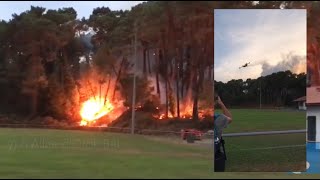 Incendie à Anglet  le feu est maîtrisé ce vendredi matin après avoir ravagé 100 hectares de pinède [upl. by Matt]