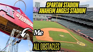 Spartan Race Anaheim Angels Stadium Stadion 5K ALL OBSTACLES [upl. by Franni]