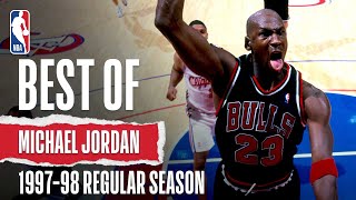 MJs HIGHLIGHTS From 199798 Season  The Jordan Vault [upl. by Attwood]