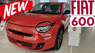 2023 Nuova Fiat 600 Dal 2024 Anche Fiat 600 Benzina Hybrid 12 3 Cilindri Turbo [upl. by Virginie]