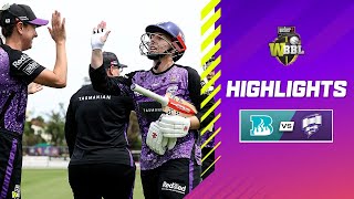 Tight Finish 😱  Brisbane Heat v Hobart Hurricanes Highlights  WBBL10 [upl. by Ahcsrop]