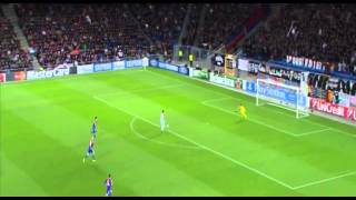 Piovaccari Gol FC Basel vs Steaua Bucuresti HD 061113 [upl. by Ahtelra]