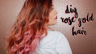 DIY Rose Gold Hair [upl. by Erdried874]