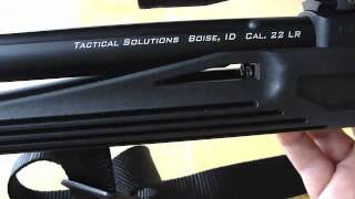 Ruger 1022 Tactical Modified with BLACKHAWK KNOXX Axiom RF Stock [upl. by Lyrak]