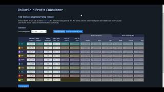 Rollercoin Calculator  quale cripto minare [upl. by Cotsen]