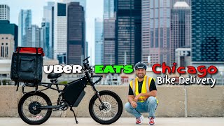 Uber Eats Bike Delivery  Chicago [upl. by Eyot]