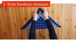 Comment plier un bandana  Tuto facile [upl. by Richie580]