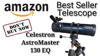 Celestron AstroMaster 130 EQ Motor Drive Telescope  An Honest Review telescope [upl. by Salim924]