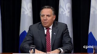 Le PM du Québec François Legault présente une mise à jour sur la COVID19  20 mars 2020 [upl. by Ricardo]