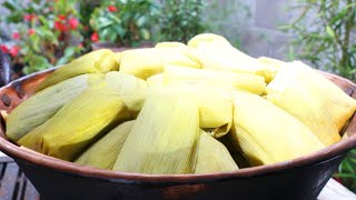 BOLLITOS DE ELOTETAMALES VERACRUZANOS DELICIOSOS AL SABOR DEL RANCHO [upl. by Lotus459]