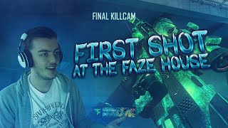 MY FIRST SHOT AT THE FAZE HOUSE [upl. by Ahdar]