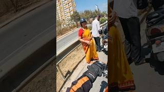 Helmet lock thik se karna chaiye 🙏⛑️ lekirider bengaluru [upl. by Ylram]