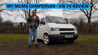 My Mums Campervan  Volkswagen Transporter T4 Review [upl. by Gulick]