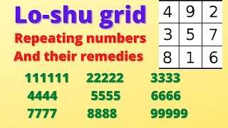 Repetitive Numbers and Missing Numbers Remedies 11111 2222 3333 4444 55556666 7777 8888 9999 [upl. by Maker]