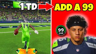 Score A Touchdown  Add A 99 Overall To Seahawks [upl. by Eceeryt]