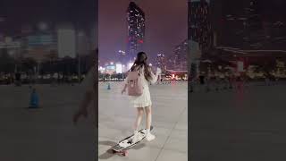 longboard girl dancing tiktok 小红书 快手 longboarding longboardinggirls longboardgirl [upl. by Branden232]