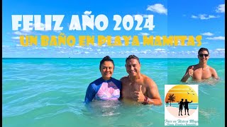 Asi lucen las playas de Playa del Carmen el ultimo dia del año 2023 Feliz año nuevo 2024 31 dic [upl. by Winzler48]