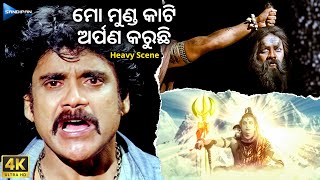 ମୋ ମୁଣ୍ଡ କାଟି ଅର୍ପଣ କରୁଛି  Juddha Khetra  New Odia Movie Heavy Scene  Nagarjuna  Sandipan Odia [upl. by Balsam]