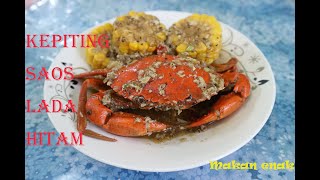 Resep Kepiting Saos Lada Hitam Gurih Manis dan Nikmat [upl. by Apur]