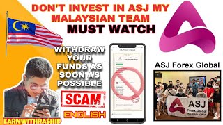 ASJ FOREX GLOBAL  SCAM PROOF  ASJ FX FOREX BROKER  ASJ FX GLOBAL INTERNATIONAL  EARNWITHRASHID [upl. by Dranyer482]