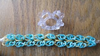 Finger Loom Shell Chainmail Bracelet Original Design [upl. by Ayinat]