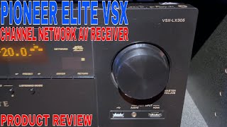 ✅ Pioneer Elite VSXLX305 92 Channel Network AV Receiver 🔴 [upl. by Dorr164]