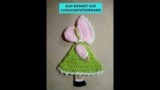 How to Crochet Sun Bonnet Sue  Sun Bonnet Sue Pattern  Crochet Vintage Patterns  Sun Bonnet Sue [upl. by Erminia]