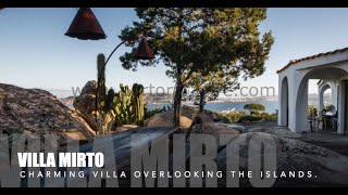 Villa Mirto  Charming villa overlooking the islands  Luxury house  Sardinia  Porto Rafael [upl. by Eelam]