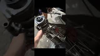 remove front shock absorber honda civiccar repair fypシ゚viral [upl. by Josselyn]