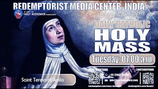 Catholic Holy Mass  Saint Teresa of Avila 15th October 2024  Tuesday [upl. by Leanatan775]