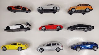 Rangerover Vogue Carrera Supra and Other Small Scale Model Diecast cars  Asmr [upl. by Elleirua699]