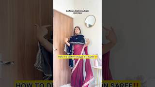 Link 🔗 in tagged products 👆🏻saree sareedraping shawl shawltutorial shawldesign fashion [upl. by Behl]