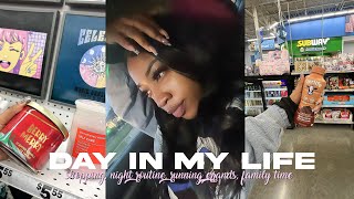 DAILY VLOG ♡  shopping running errands walmart night time routine  more [upl. by Lehcin603]