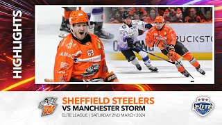 Sheffield Steelers v Manchester Storm  2nd March 2024 [upl. by Verda]